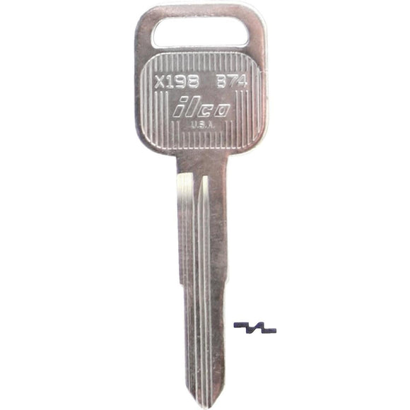 ILCO Honda Nickel Plated Automotive Key, B74 (10-Pack)