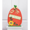 Hanna's Handiworks Harvest Sunflower Pumpkin Tabletop (9¾”W x 14½”H x 2½”D)