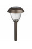 Sterno Home Solar LED Path Lights (Pack of 4 - FS4PK, Dark Brown Metal Finish)