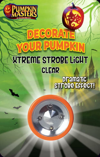 Pumpkin Masters Decorate Your Pumpkin Xtreme Strobe Light Clear