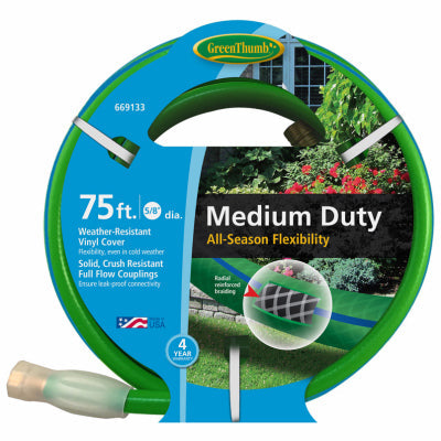 Green Thumb All-Weather Garden Hose Medium-Duty (5/8