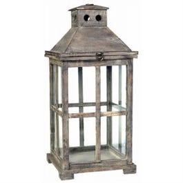 Temple Garden Candle Lantern, Antique Finish, Small
