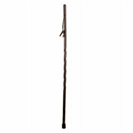 Walking Stick, Red Twisted Trekker, 48-In.