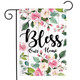 Briarwood Lane Floral Bless Our Home Double-Sided Garden Flag