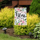 Briarwood Lane Floral Bless Our Home Double-Sided Garden Flag