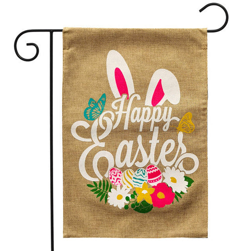 Briarwood Lane Happy Easter Burlap Garden Flag