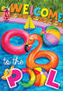 Briarwood Lane Welcome To The Pool Nautical Garden Flag