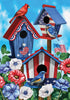 Briarwood Lane American Birdhouses Summer Garden Flag