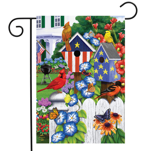 Briarwood Lane American Garden Birds Summer Garden Flag