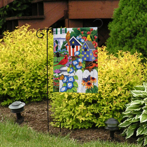 Briarwood Lane American Garden Birds Summer Garden Flag