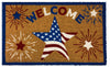 Briarwood Lane American Star Patriotic Natural Fiber Coir Doormat