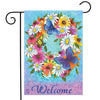 Briarwood Lane Butterfly Wreath Spring Garden Flag