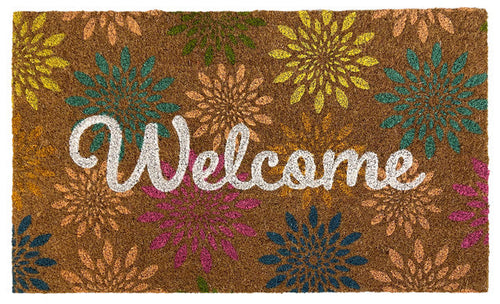 Briarwood Lane Colorful Floral Spring Natural Fiber Coir Doormat