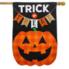Briarwood Lane Trick Or Treat Pumpkin Burlap Halloween House Flag