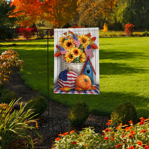 Briarwood Lane American Autumn Garden Flag - Thumbnail 4