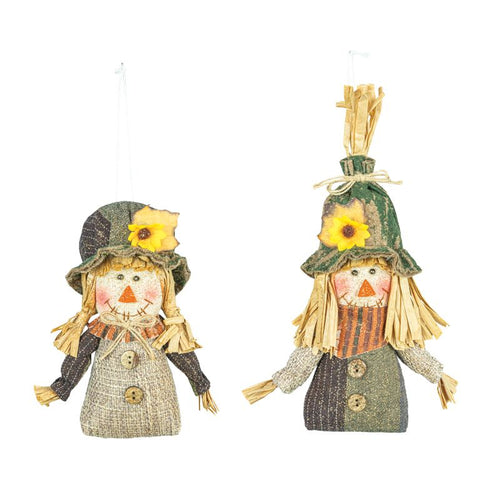 Hanna's Handiworks Sunflower Scarecrow Ornament 2 Asst