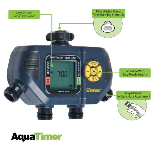 Melnor AquaTimer™ 4-Zone Digital Water Timer