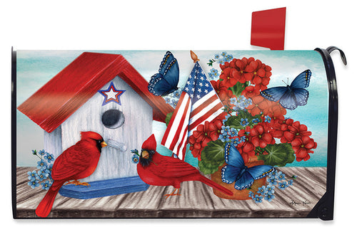Briarwood Lane American Cardinal Mailbox Cover