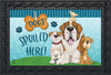 Briarwood Lane Dogs Spoiled Here Doormat