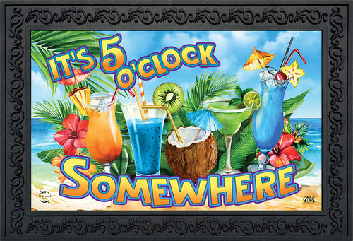 Briarwood Lane 5 O'Clock Cocktails Summer Doormat