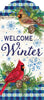 Custom Decor Winter Cardinals-YarDecor