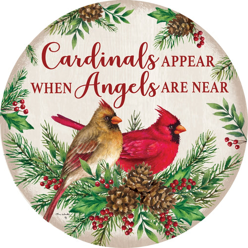 Custom Decor Cardinals & Angels-Stepping Stone