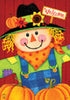 Briarwood Lane Scarecrow and Pumpkins Autumn Garden Flag