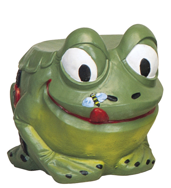 Athens Stone Casting Frog Garden Seat