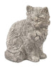 Athens Stone Casting Sitting Furry Cat