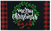 Briarwood Lane Christmas Wreath Natural Fiber Coir Doormat
