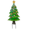 Basket Plus Industries Metal Christmas Tree With Ornaments Small