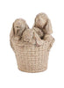 Athens Stone Casting Dogs in Basket
