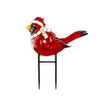 Briarwood Lane Metal Cardinal W/ Santastake