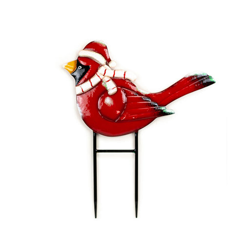 Briarwood Lane Metal Cardinal W/ Santastake
