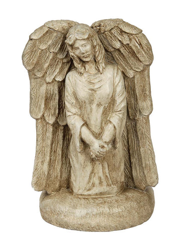 Athens Stone Casting Kneeling Winged Angel
