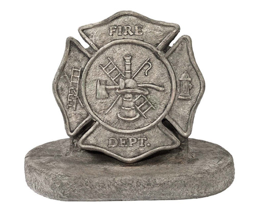Athens Stone Casting Fireman's Maltese Cross