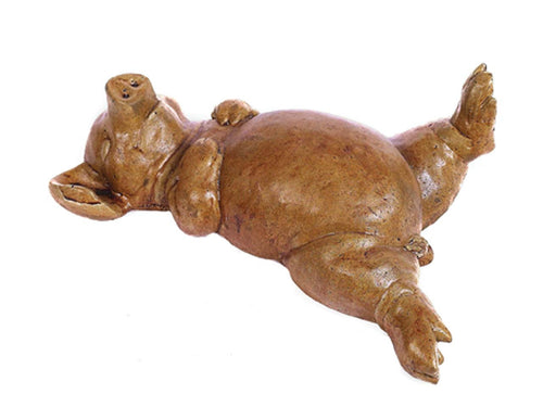 Athens Stone Casting Large Pig on Back