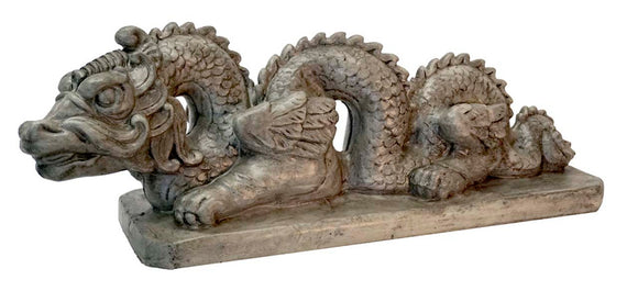 Athens Stone Casting Large Dragon on Base