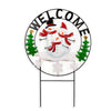 Land & Sea  Welcome Snowman Wreath