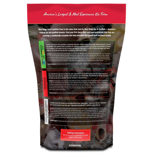 Blue Ridge Koi & Goldfish Growth Large Pellet