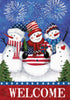 Briarwood Lane American Snowmen Winter Garden Flag