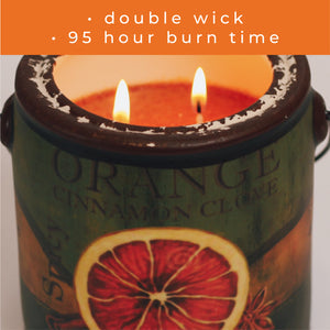 A Cheerful Giver Orange Cinnamon Clove - Farm Fresh Candle