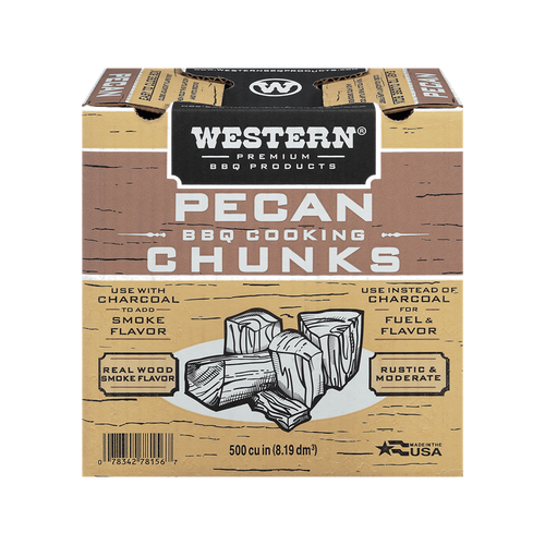 Western Pecan BBQ Cooking Chunks