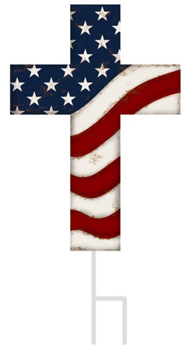 Cheap Carls Metal Flag Cross