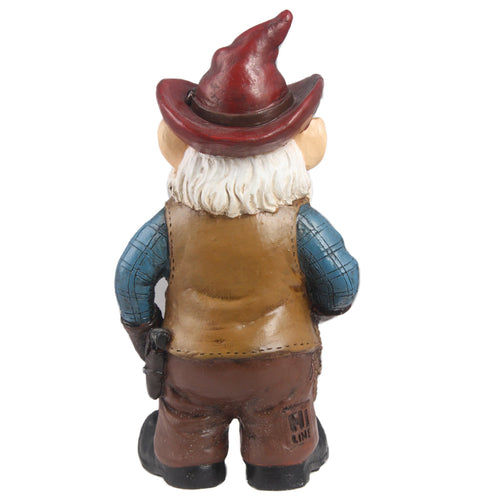 Hi-Line Gift Gnome Cowboy Statues
