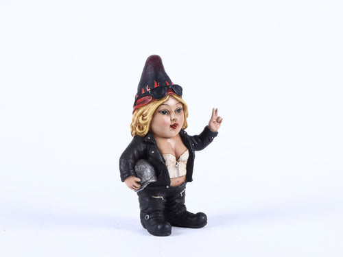 Hi-Line Gift Female Biker Gnome With Helmet