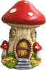 Spoontiques Mushroom House Garden Statue