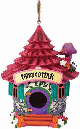 Spoontiques Fairy Cottage Birdhouse