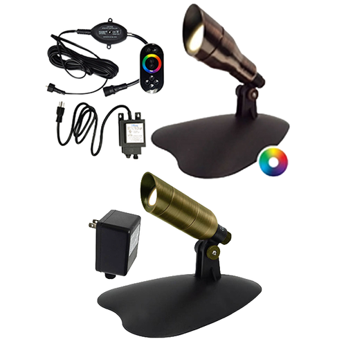 Anjon 1-Watt, 3-Watt & 9-Watt Spotlight Kits (Brass & Bronze)