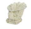 Athens Stone Casting Fluted Shell Planter